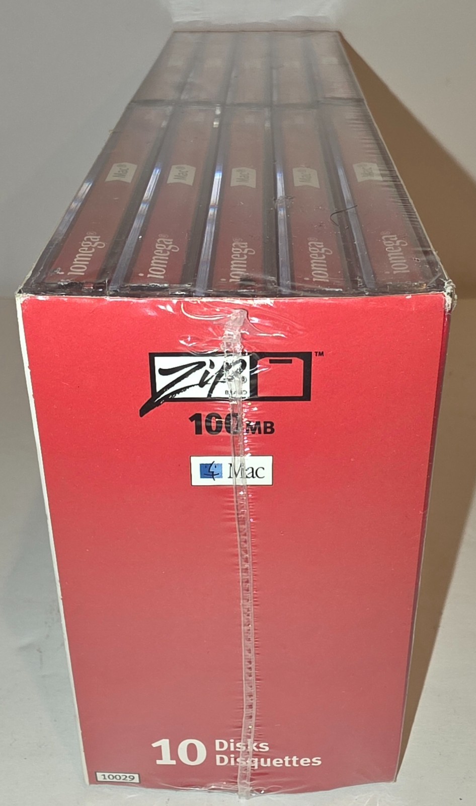 Iomega Zip 100MB Disk 10 PACK Disks (FORMATTED FOR MAC) New & Sealed