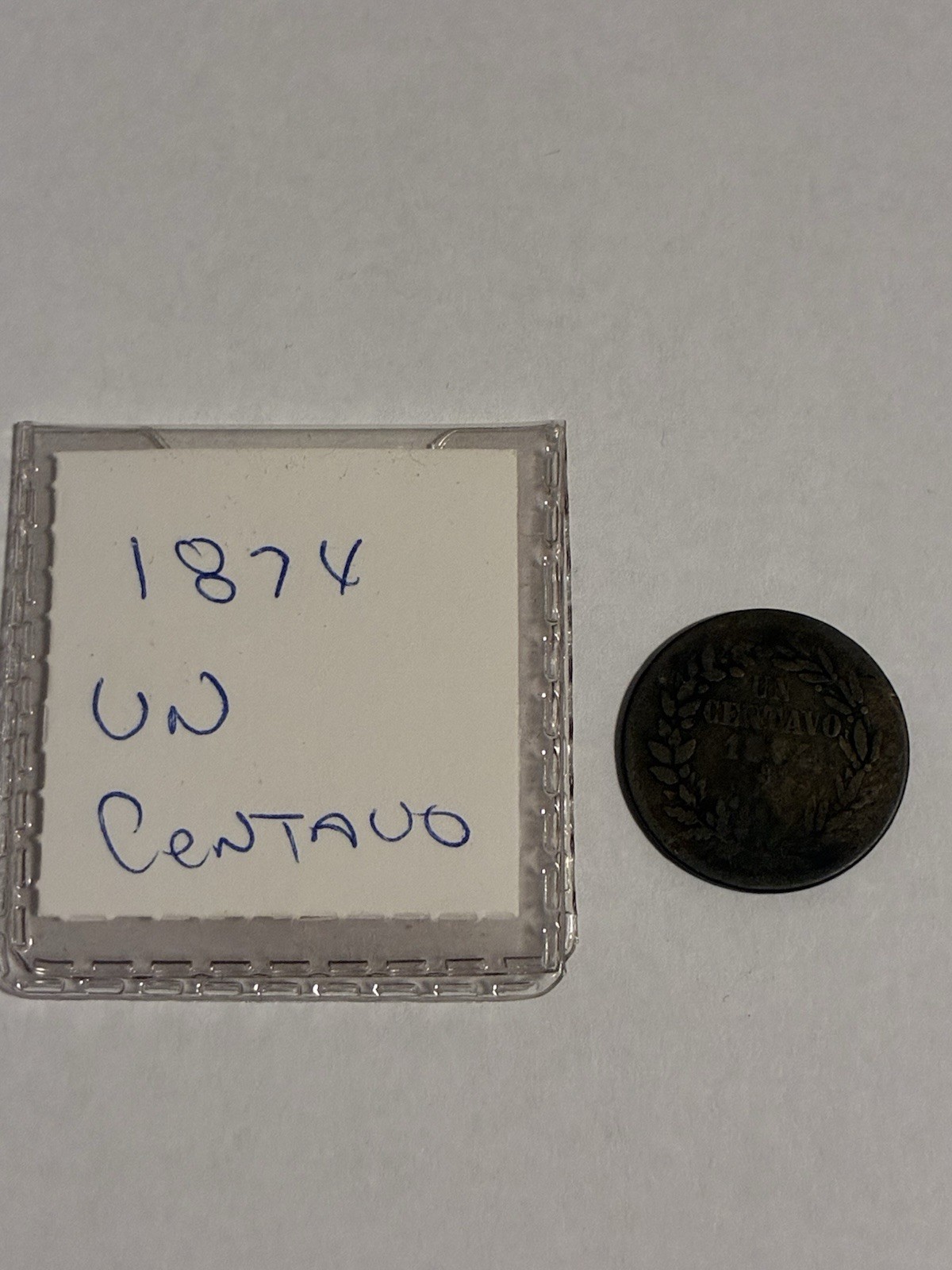 1874 Mexico 1 Centavo