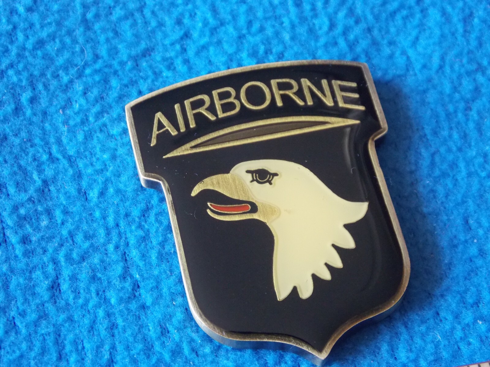 AIRBORNE CHALLENGE COIN - FOR EXCELLENCE -DIVISION COMMANDER 2 STAR GENERAL- NEW