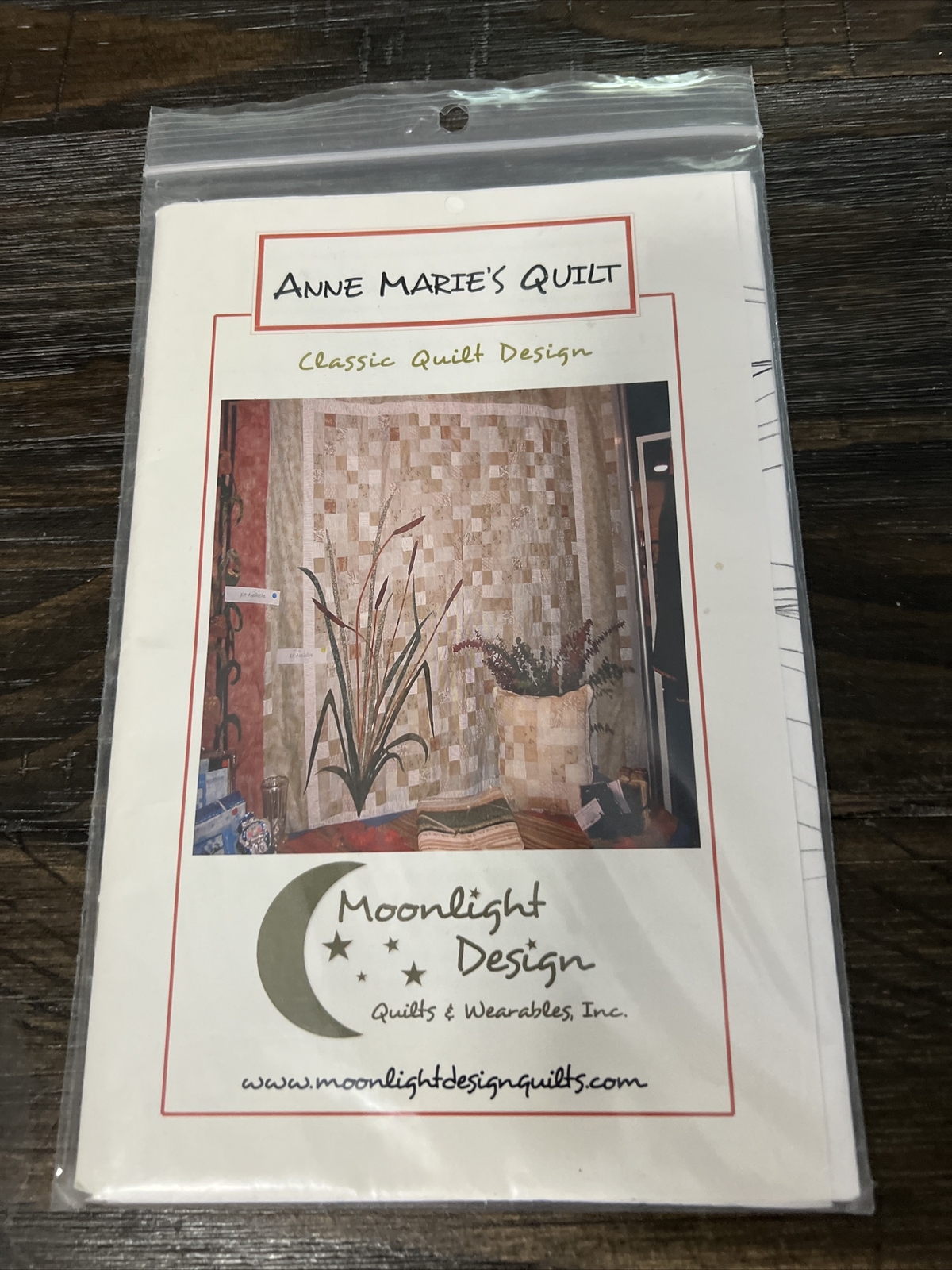 Anne Marie’s Quilt Pattern Moonlight Design Finished Size 72”x72” Classic Design