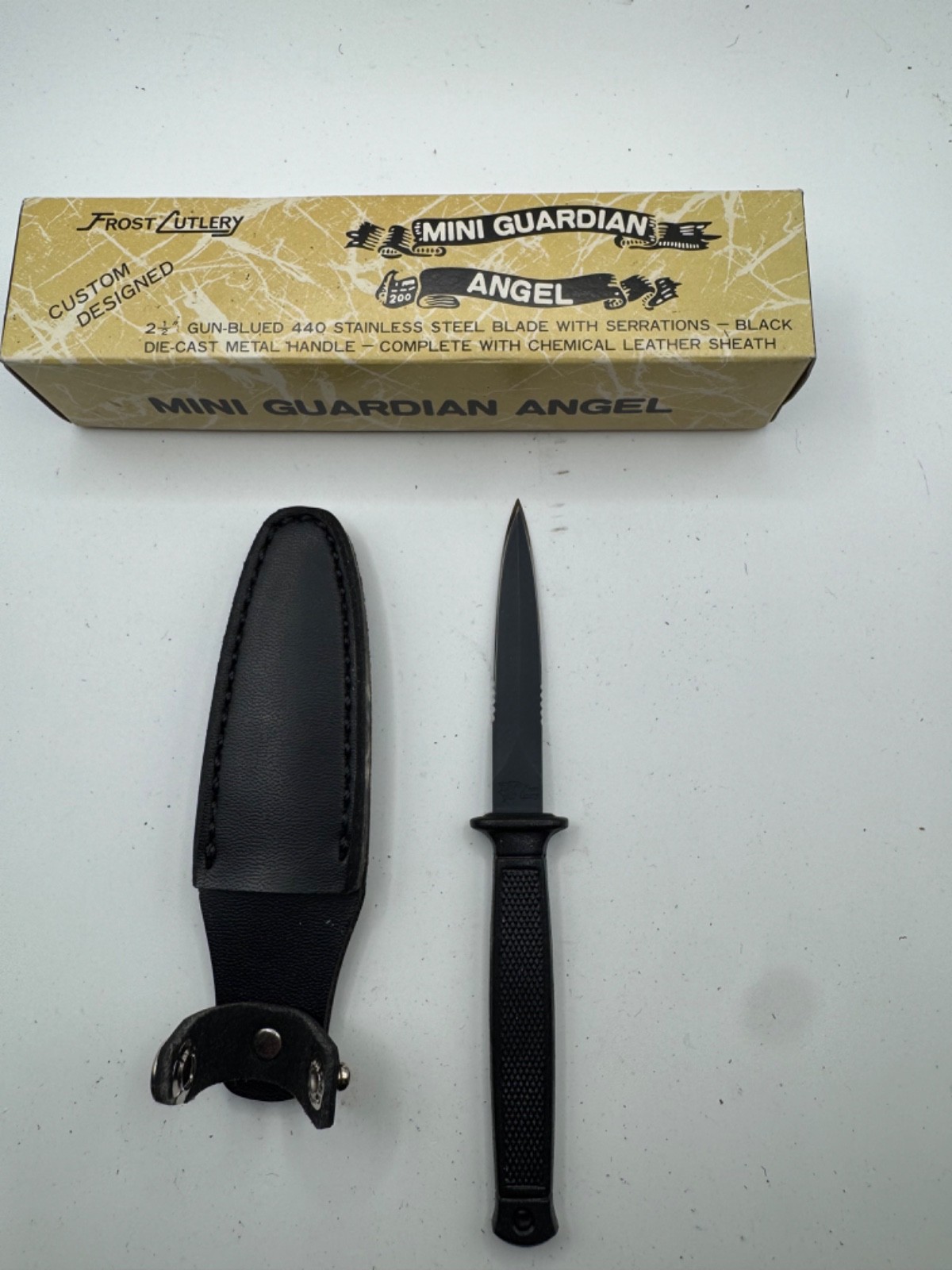 Vintage Frost Cutlery Mini Guardian Angel NEW With Original Box And Sheath