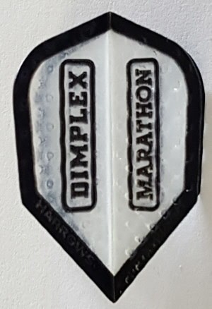 Harrows Marathon Dimplex Clear Standard Dart Flights