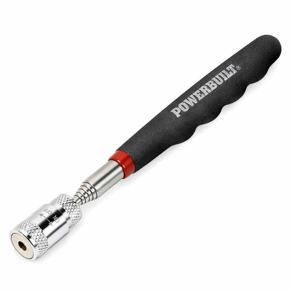 Powerbuilt 8 Pound Lighted Magnetic Pick Up Tool - 940606