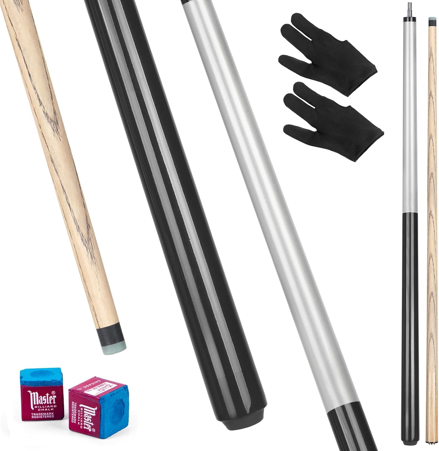 Break Cue Stick,21~23Oz Pool Stick,57 Inch 2-Piece Break Cue Stick Punch Billiar