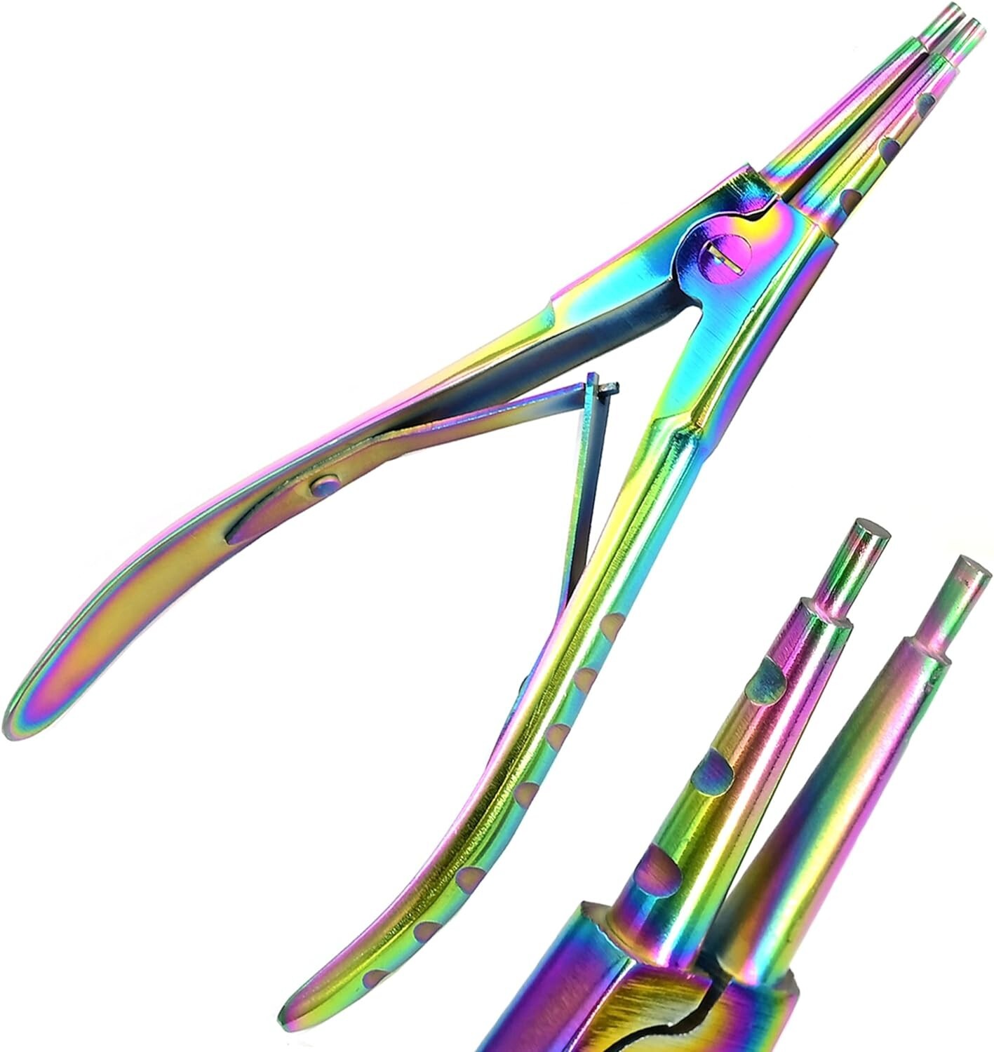 Rainbow Color Bow Opening Pliers Perfect For Opening Jump Rings And Closed Loop