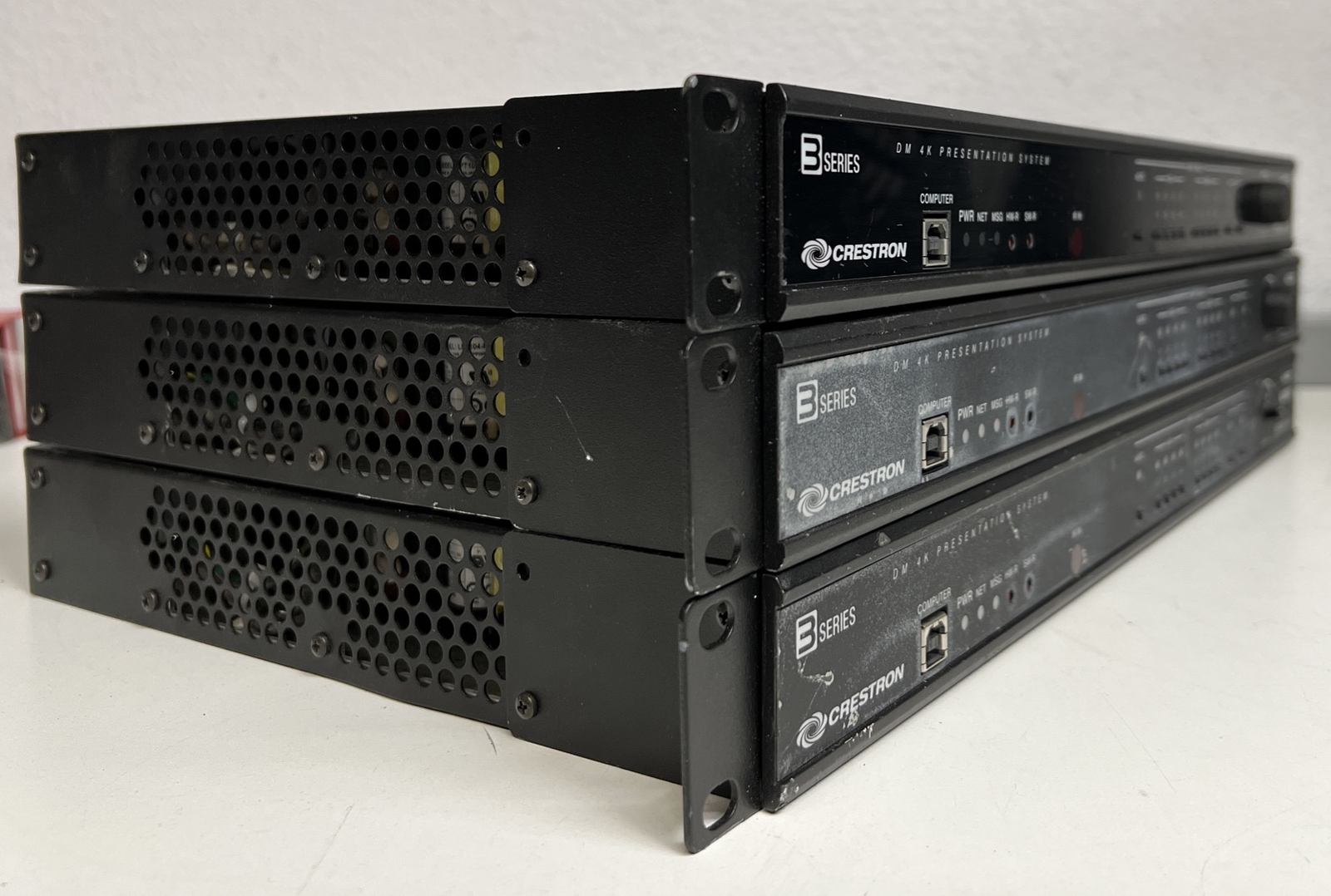 3x Crestron 3SERIES DMPS3-4K-150-C Digital Media System Switch *read*