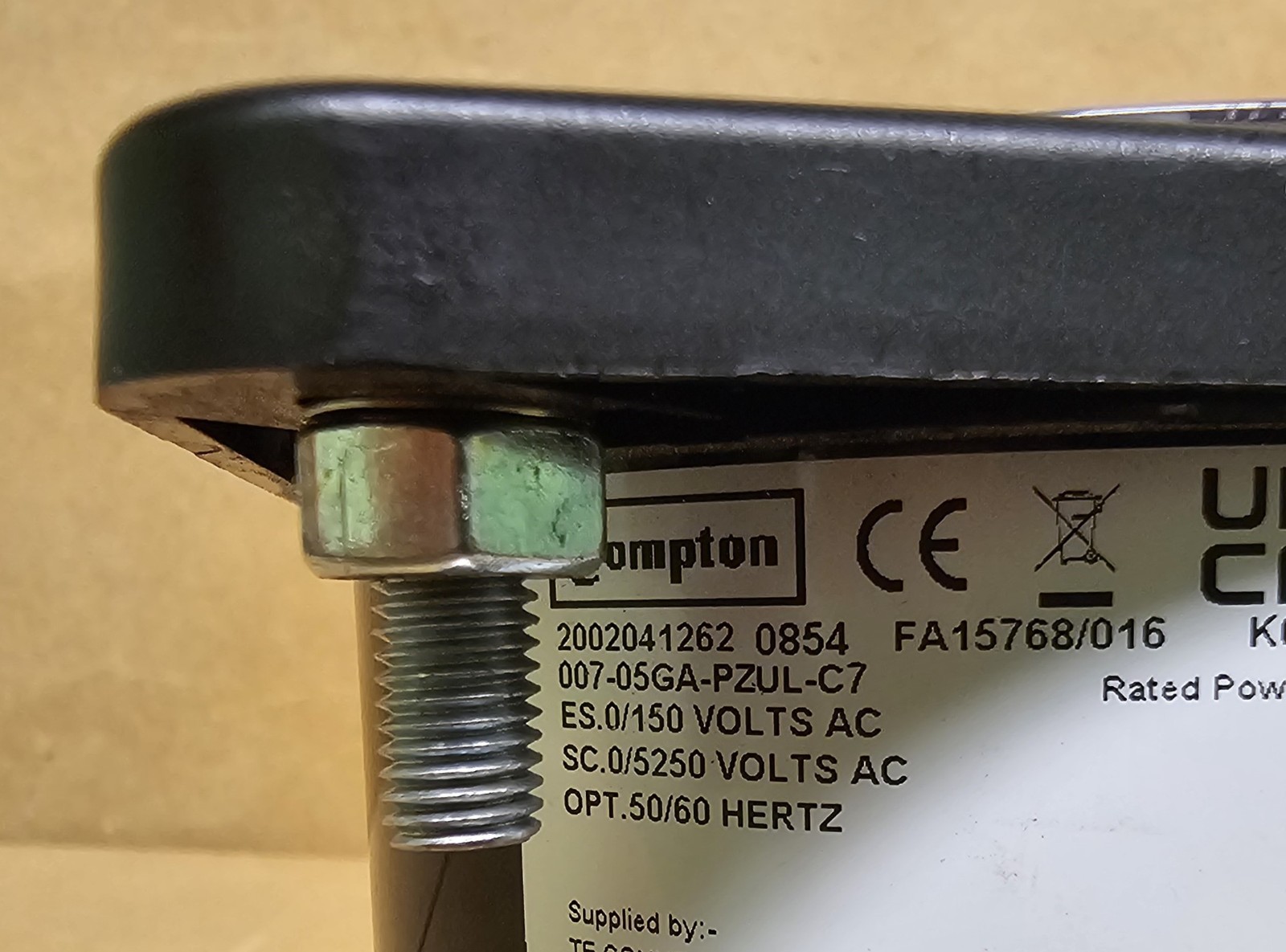 Crompton 007-05GA-PZUL-C7 A-C Volts Meter