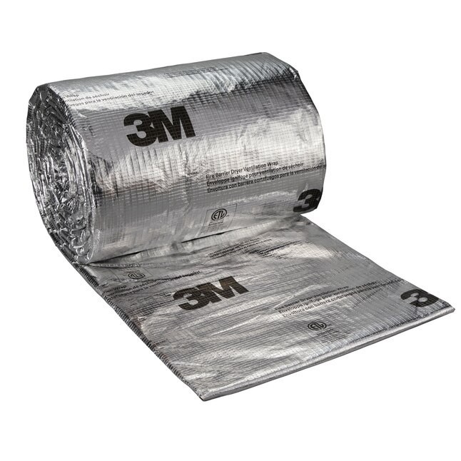 3M Fire Barrier Dryer Ventilation Wrap DVW16, 16 IN x 25 FT x 0.5 IN, 1 each