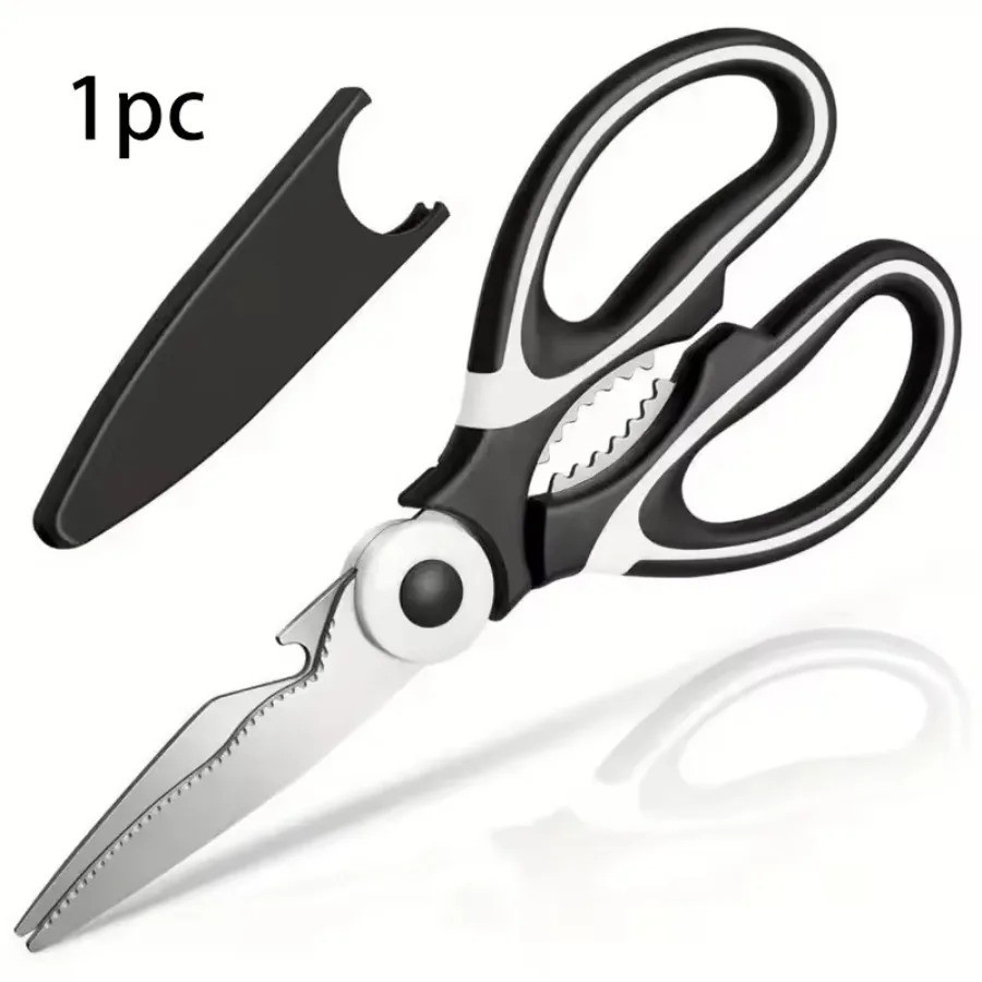 Heavy Duty Kitchen Scissors for Meat Poultry, Fish & Vegetable Cutting