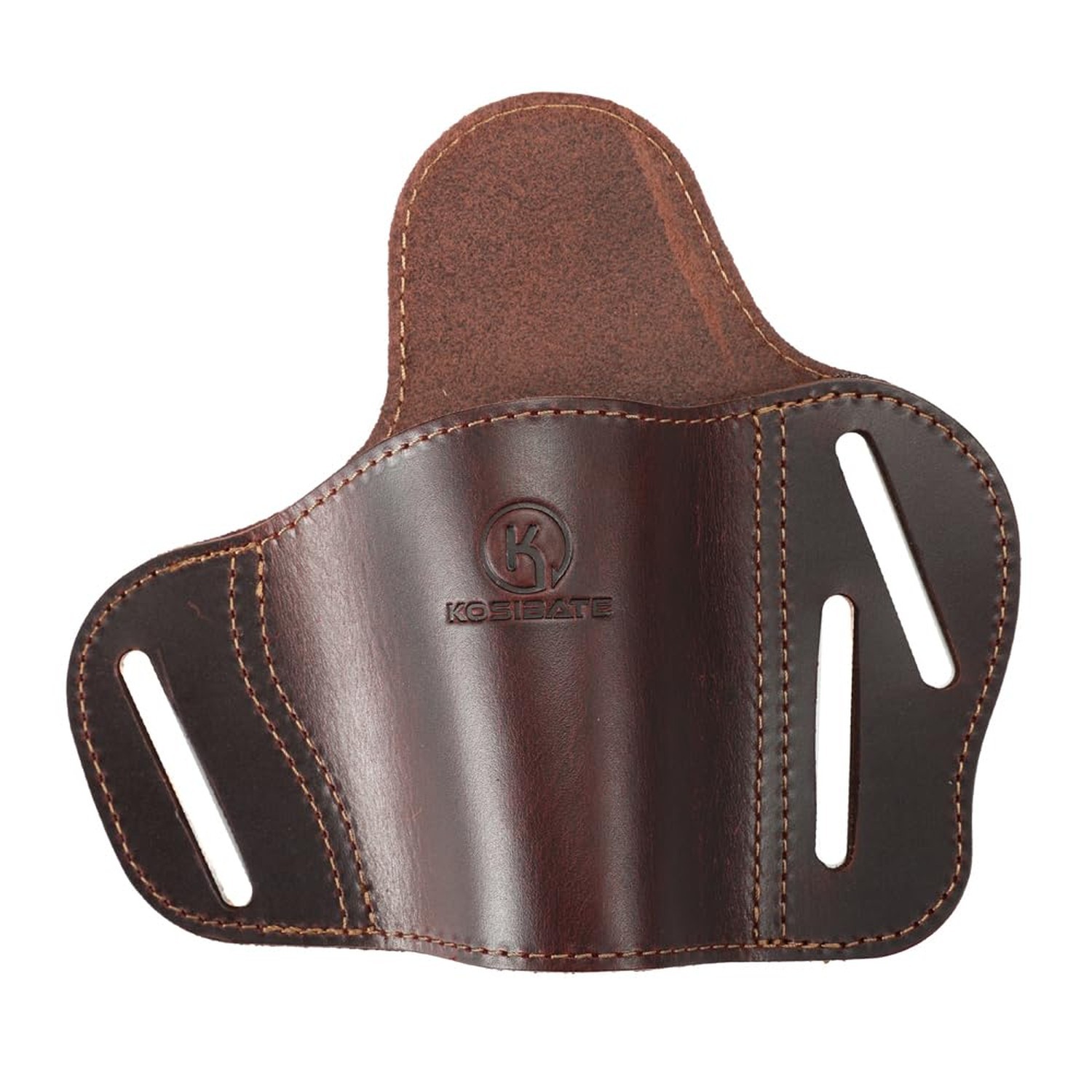 Kosibate 1911 Holster OWB, Leather Pancake Holster Fits All 1911 Style Handgu...