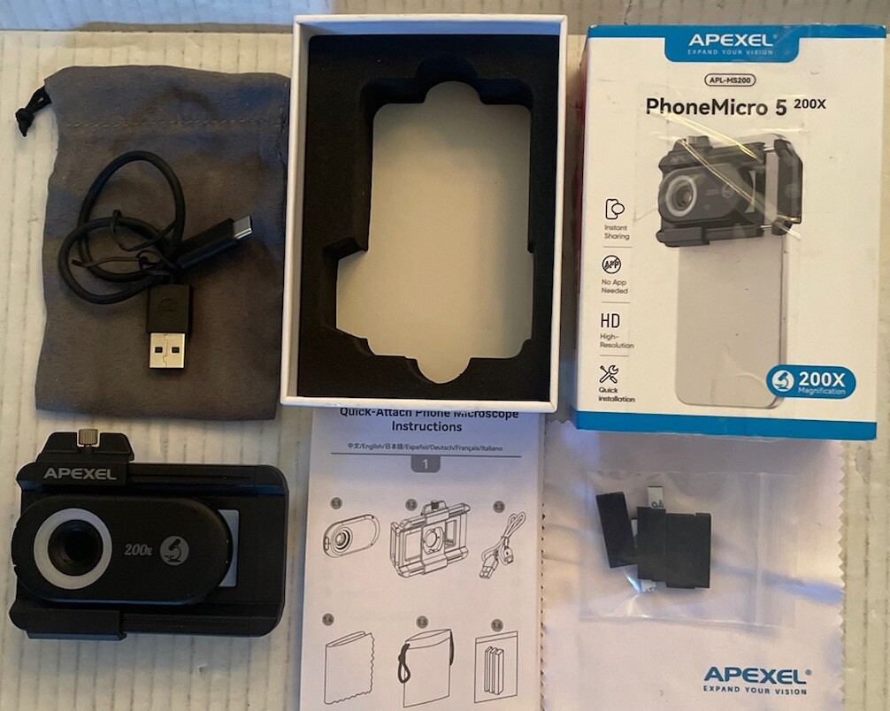 200x Phone Microscope Lens