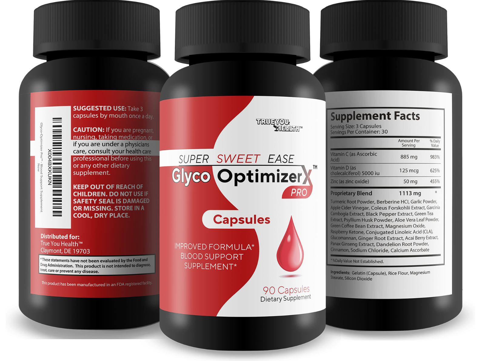 Glyco Optimizer X Pro - Our Best Blood Sugar Support Supplement - Gluco Support