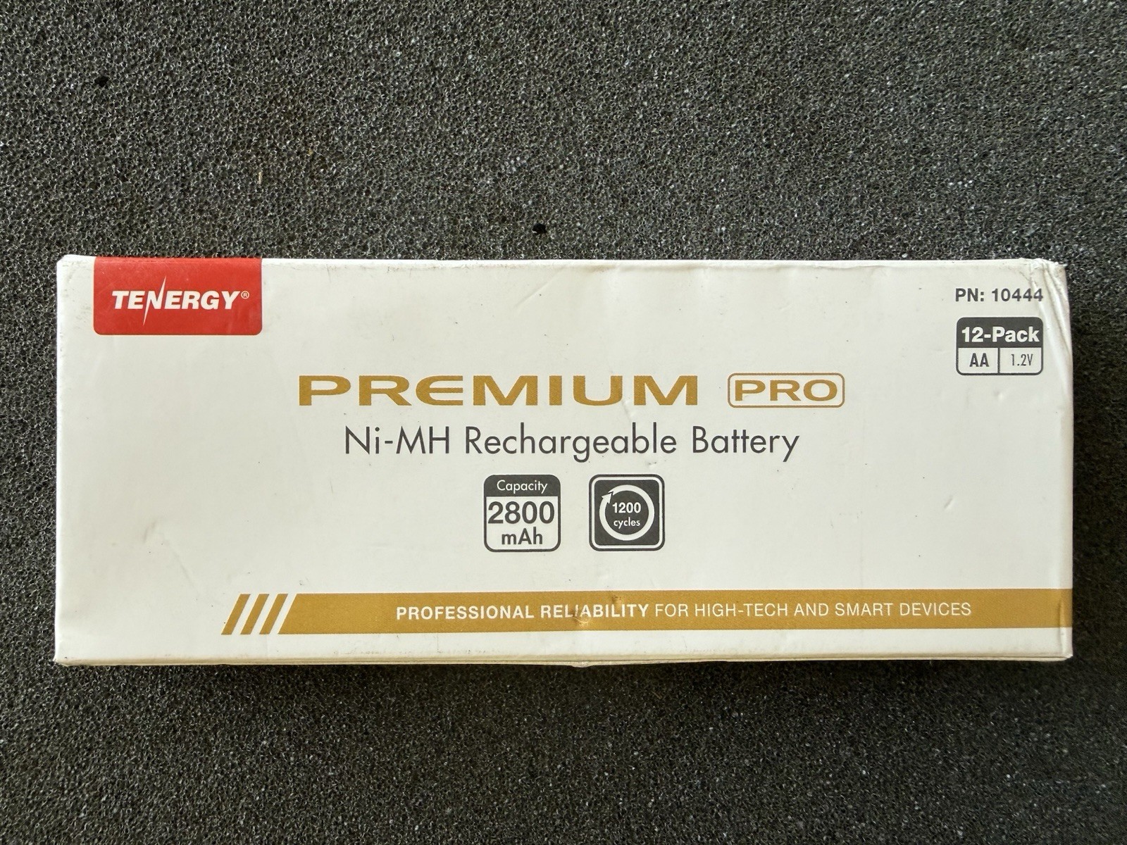 Tenergy PREMIUM PRO AA 2800mAh, NiMH Rechargeable Batteries 1.2V. 12Pack **NEW**