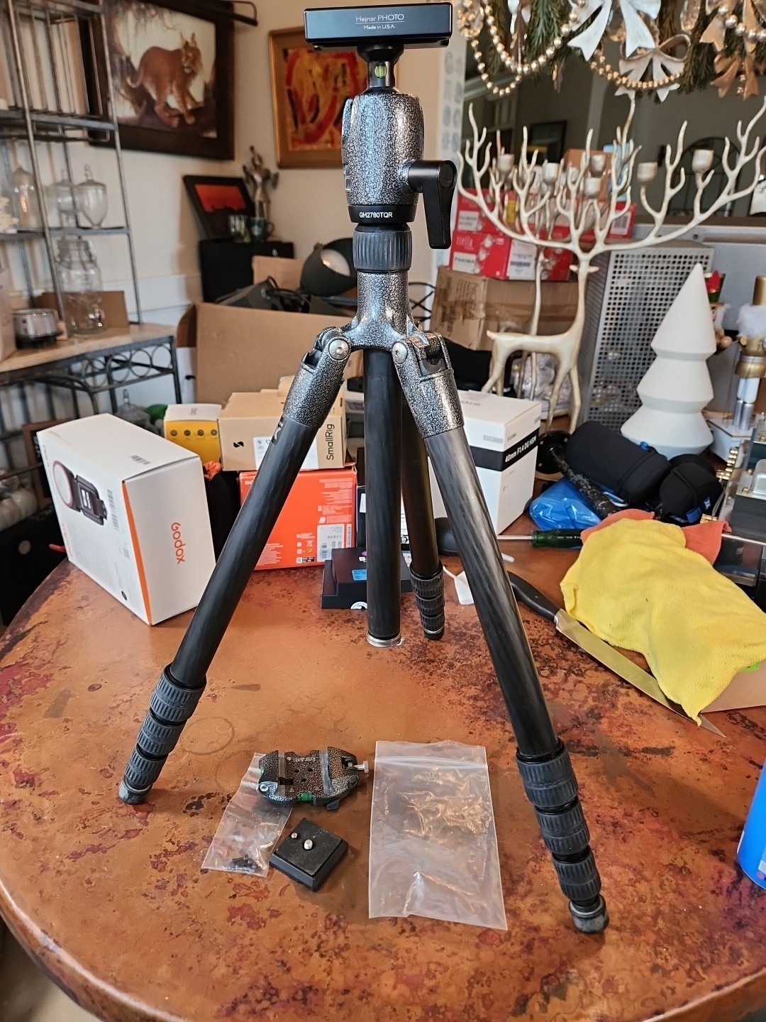 Gitzo Carbon Fiber G0263686 Legs & GH2780TQR Ball Head &  Qr Plates Smallrig