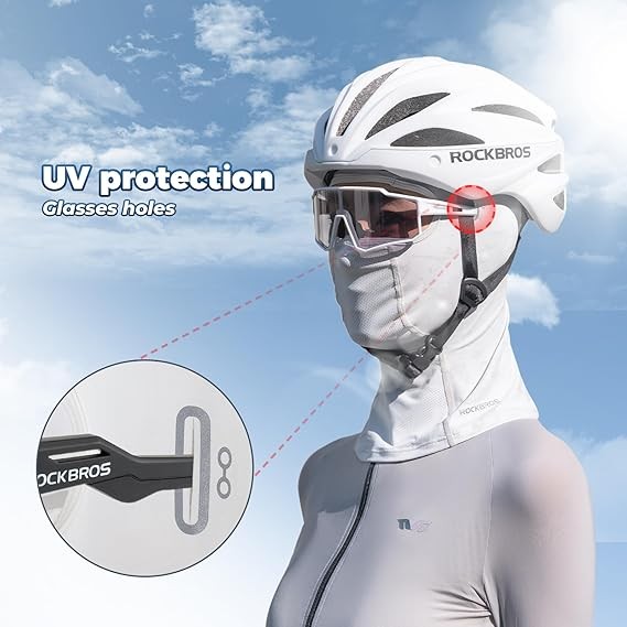 ROCKBROS Summer Balaclava UV Protection Breathable Full Face Cover Cycling Mask