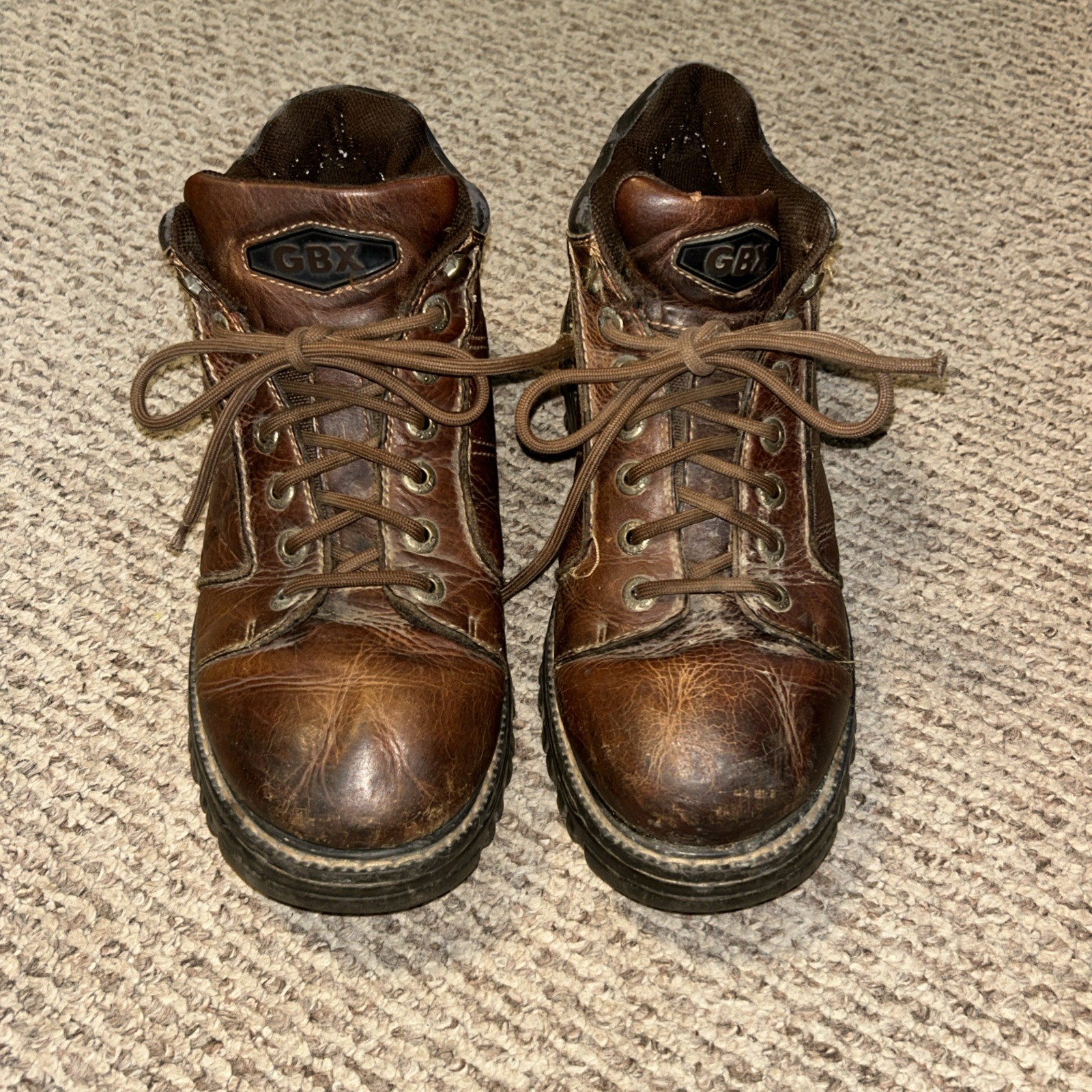 GBX San Antonio Brown Men's Hiking Work Shoes Sz 13 M