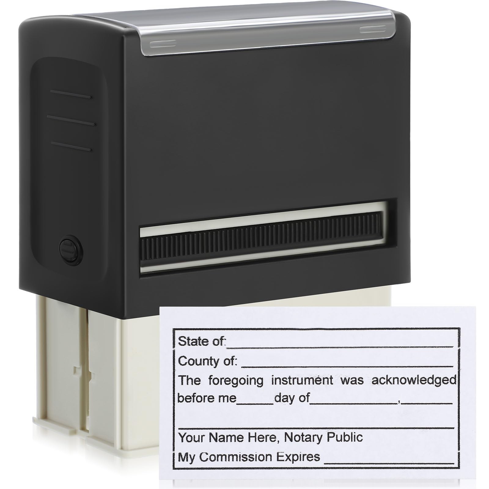 Sinload Notary Stamp - Self Inking Notary Public Stamp for Sworn & Subscribed