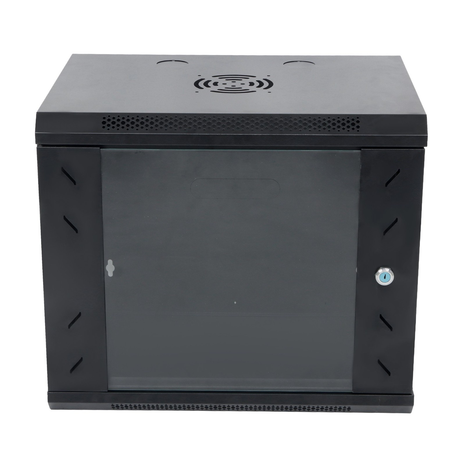 9U Wall Mount Network Server Rack Cabinet Enclosure 15.5'' Deep Door Lock