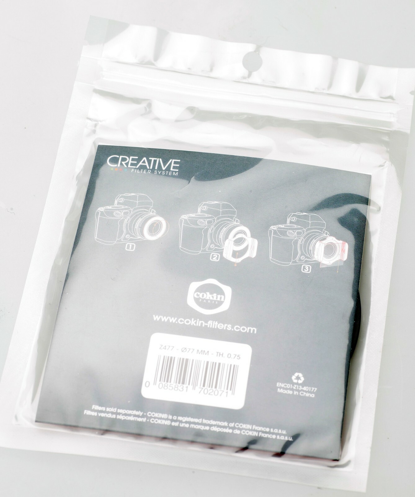NEW Cokin 77mm Z-Pro Adapter Ring (0.75mm Pitch Thread)