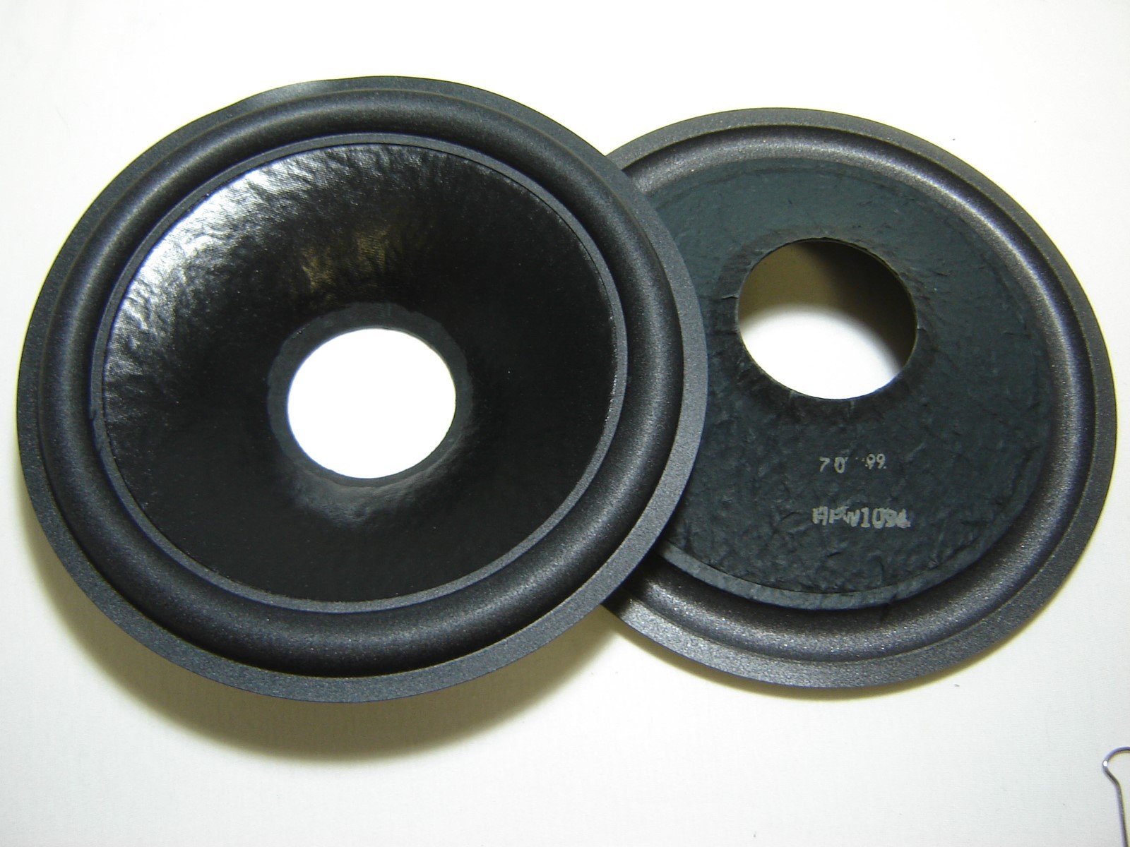 Pair 10" Paper Speaker Cones - Recone Parts - HPW1094