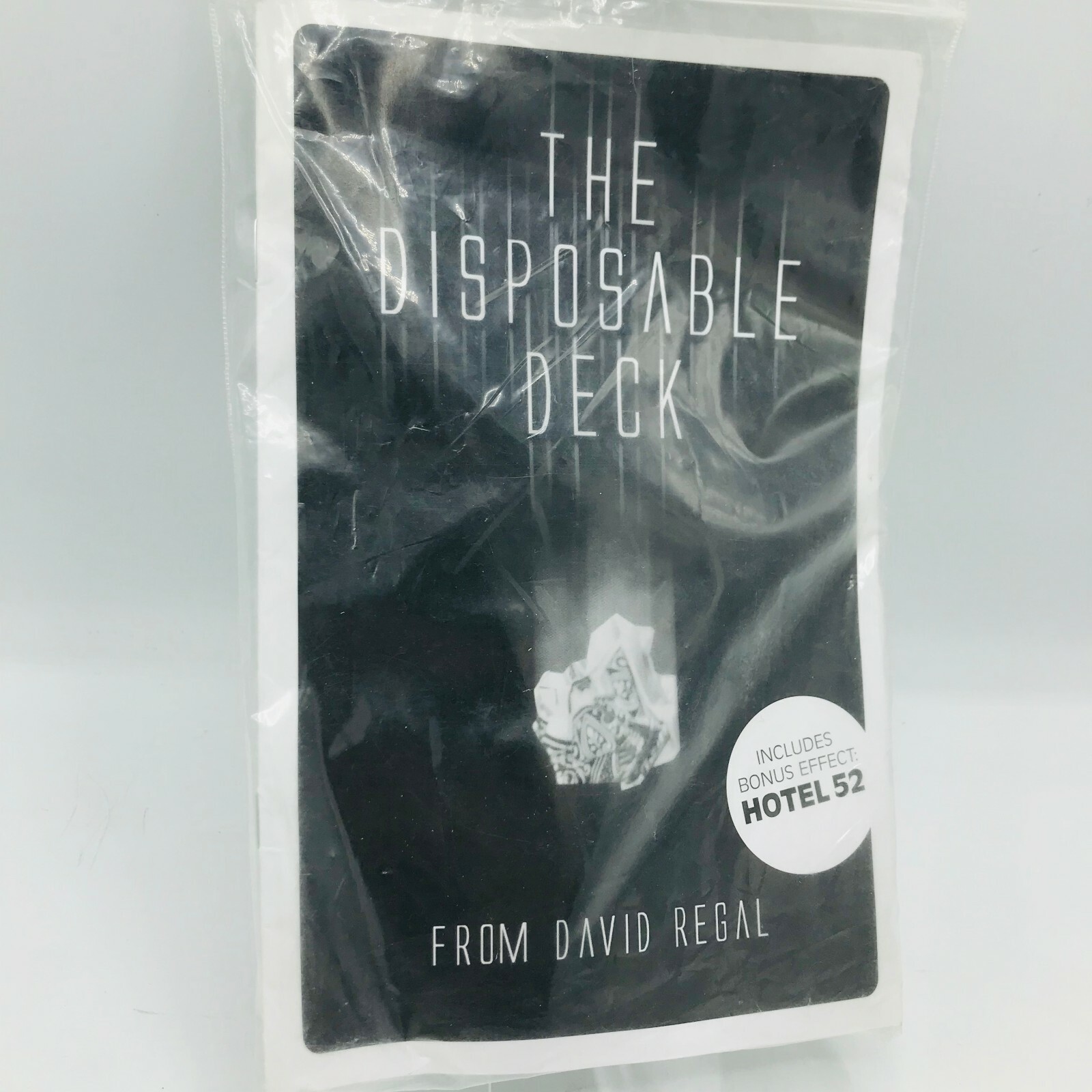 Disposable Deck by David Regal Booklet Magic Card Trick Illusion Close Up