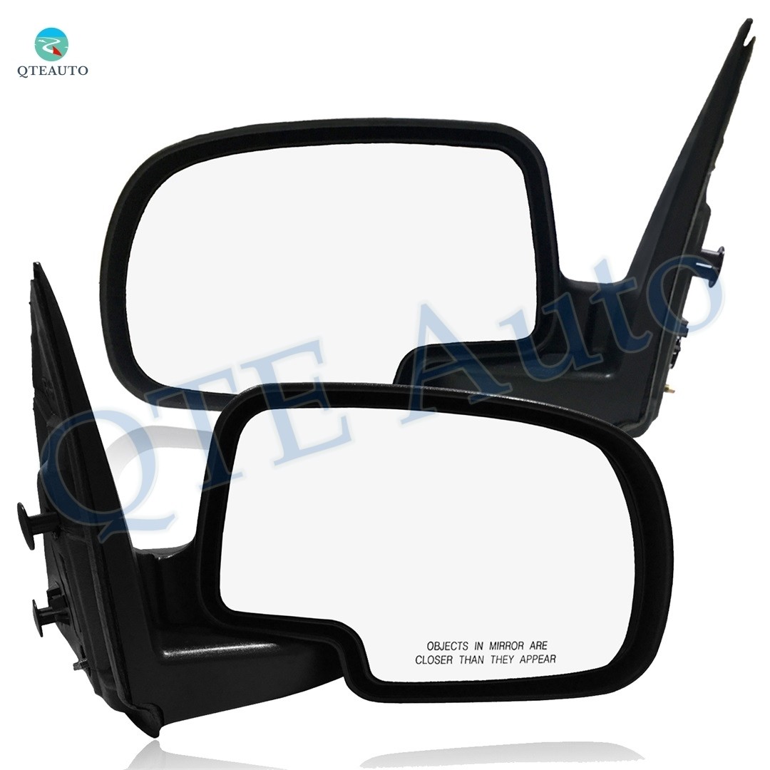 2PC Left-Right Side Manual Foldaway View Mirror For 2000-2006 GMC Yukon XL 2500