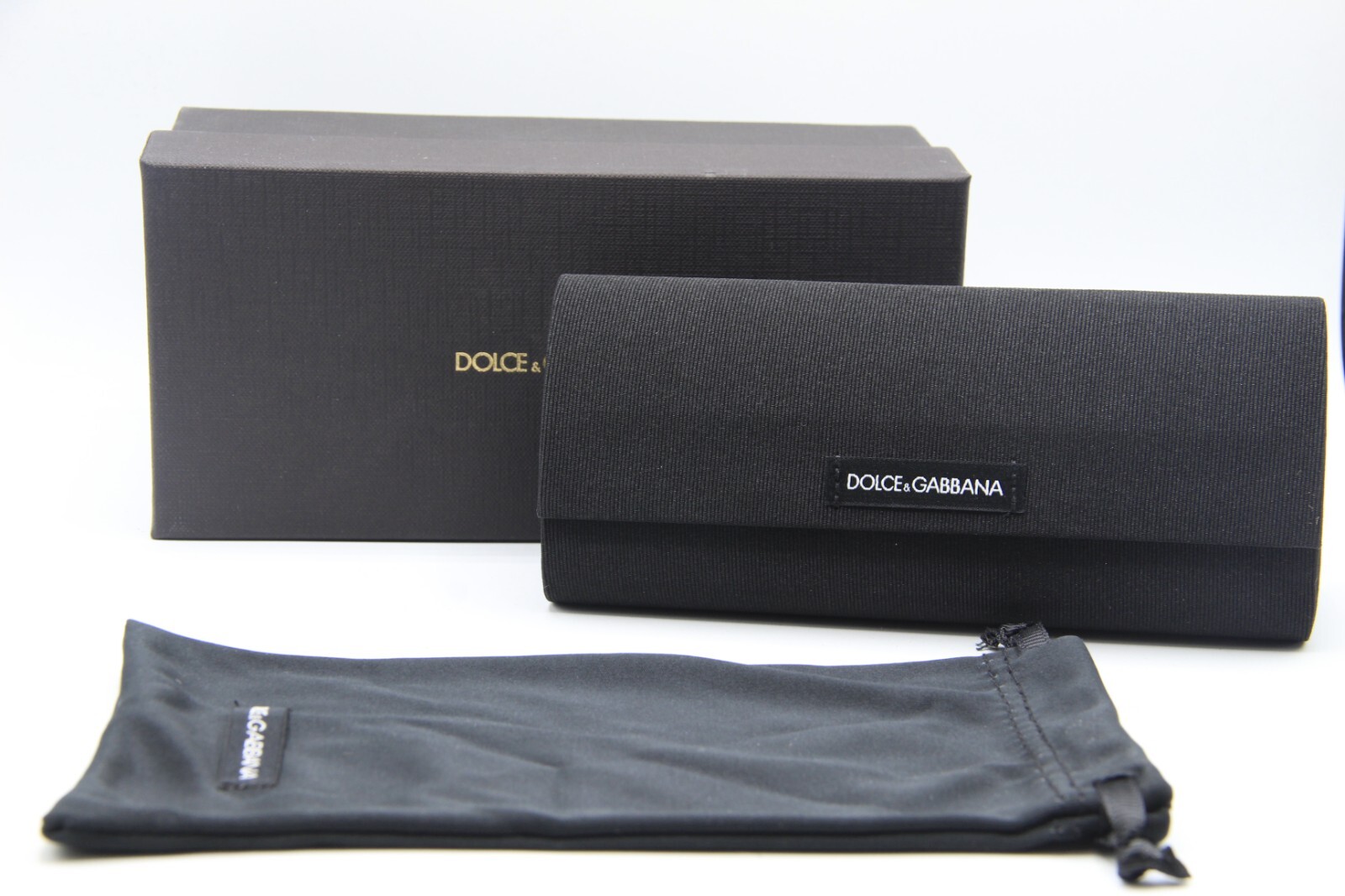 NEW DOLCE & GABBANA HARD AUTHENTIC EYEWEAR EYEGLASSES GLASSES CASE POUCH BOX