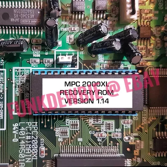 AKAI MPC 2000XL VERSION 1.14 RECOVERY ROM CHIP / FIX YOUR MPC 2000 XL NEW EPROM!