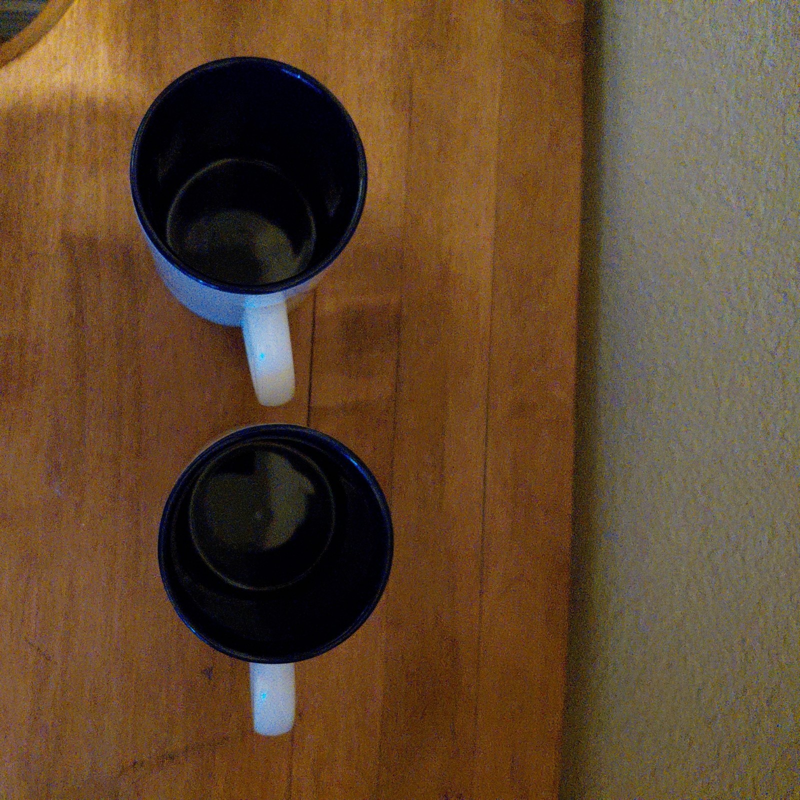 2 Creative Memories Coffee Mugs 2000s Blue Inside