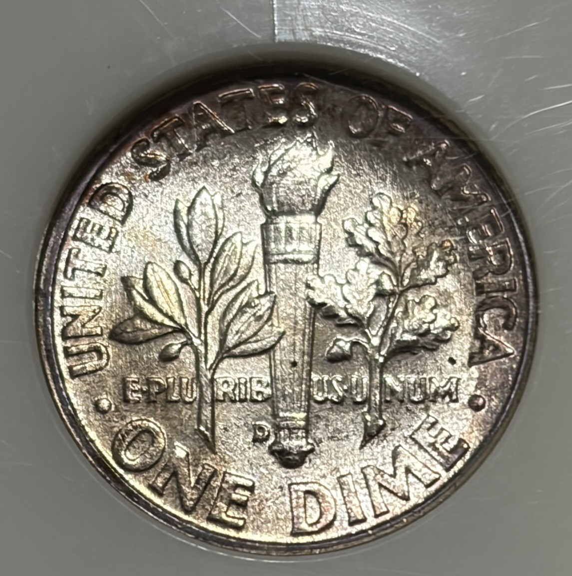 ⭐️1959-D Roosevelt Dime - NGC SAMPLE SLAB - Old Fatty -