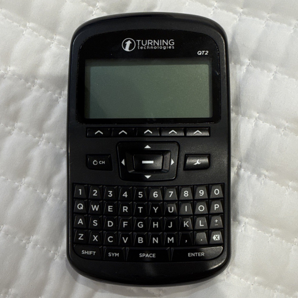 Turning Technologies QT2 Wireless ResponseCard Remote Keypad Black RCQR-02