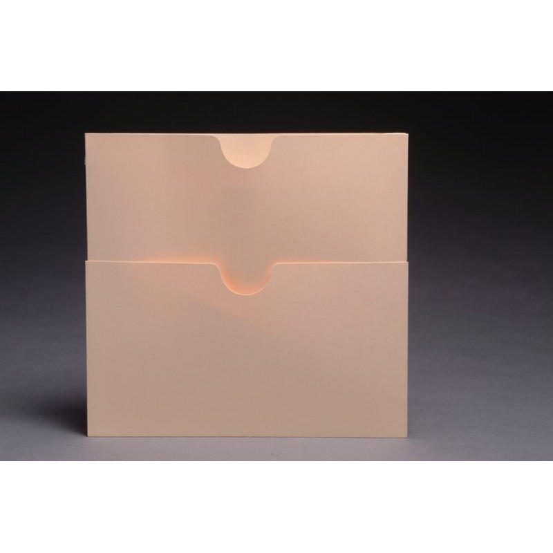 Self Adhesive Manila Pockets, 8-1/2" x 9" Double Pocket (Box of 50)