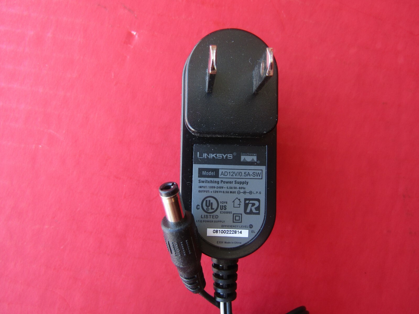 AC Power Adapter Supply LINKSYS AD12V/0.5A-SW For Modem Router