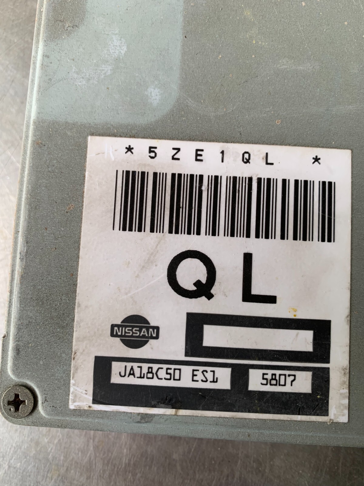 1996 Nissan Altima ecm ecu computer JA18C50 ES1