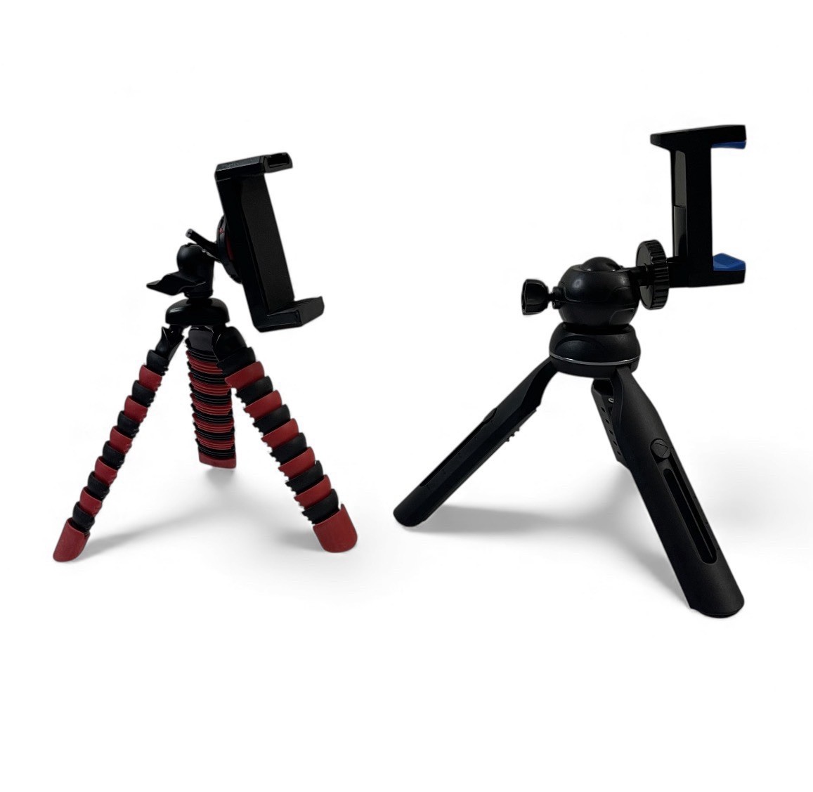 Mini Tripods With Flexible & Standard Stands, Adjustable For Smartphones