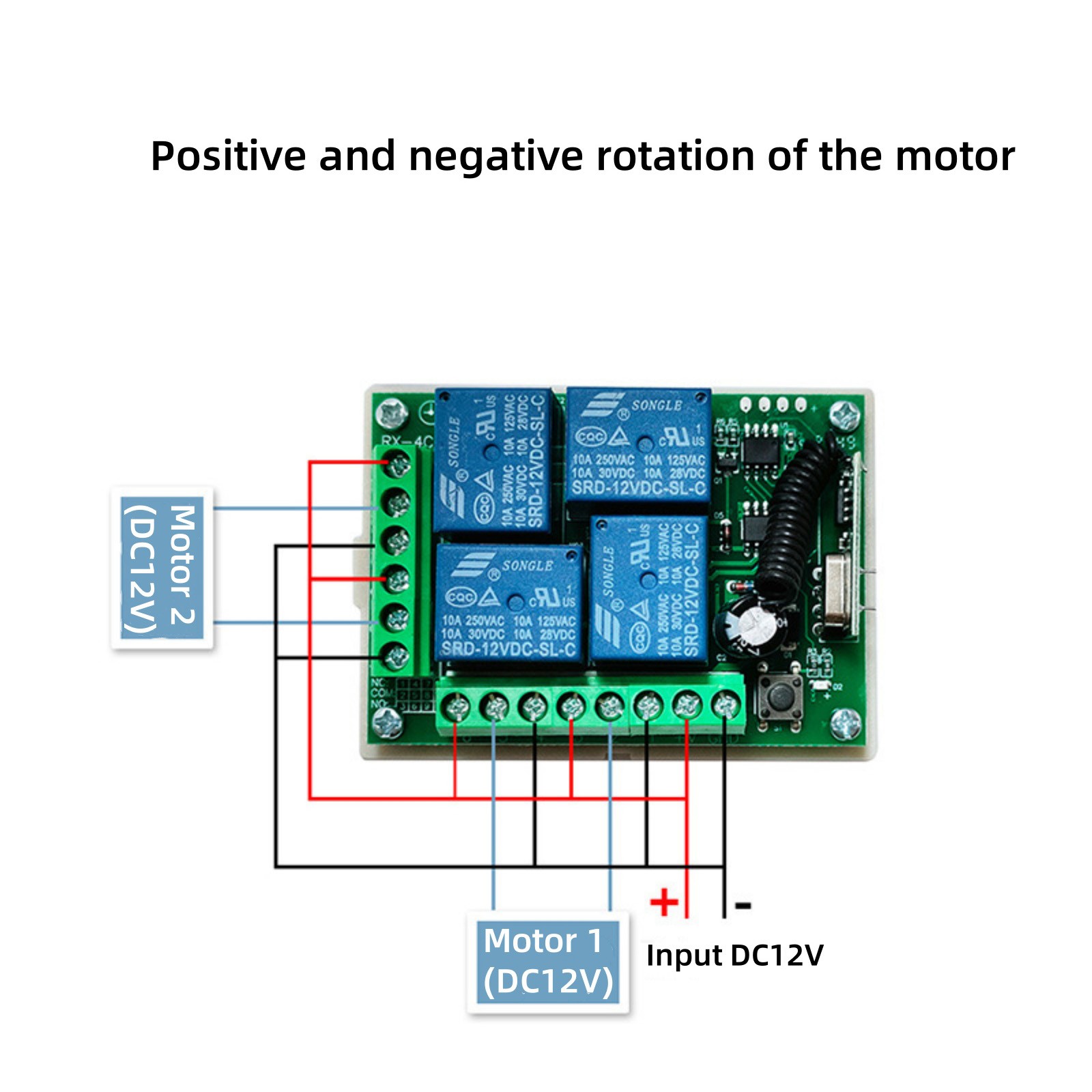 Stable Channel Relay Wireless Remote Control Switch Transmitter+Receiver
