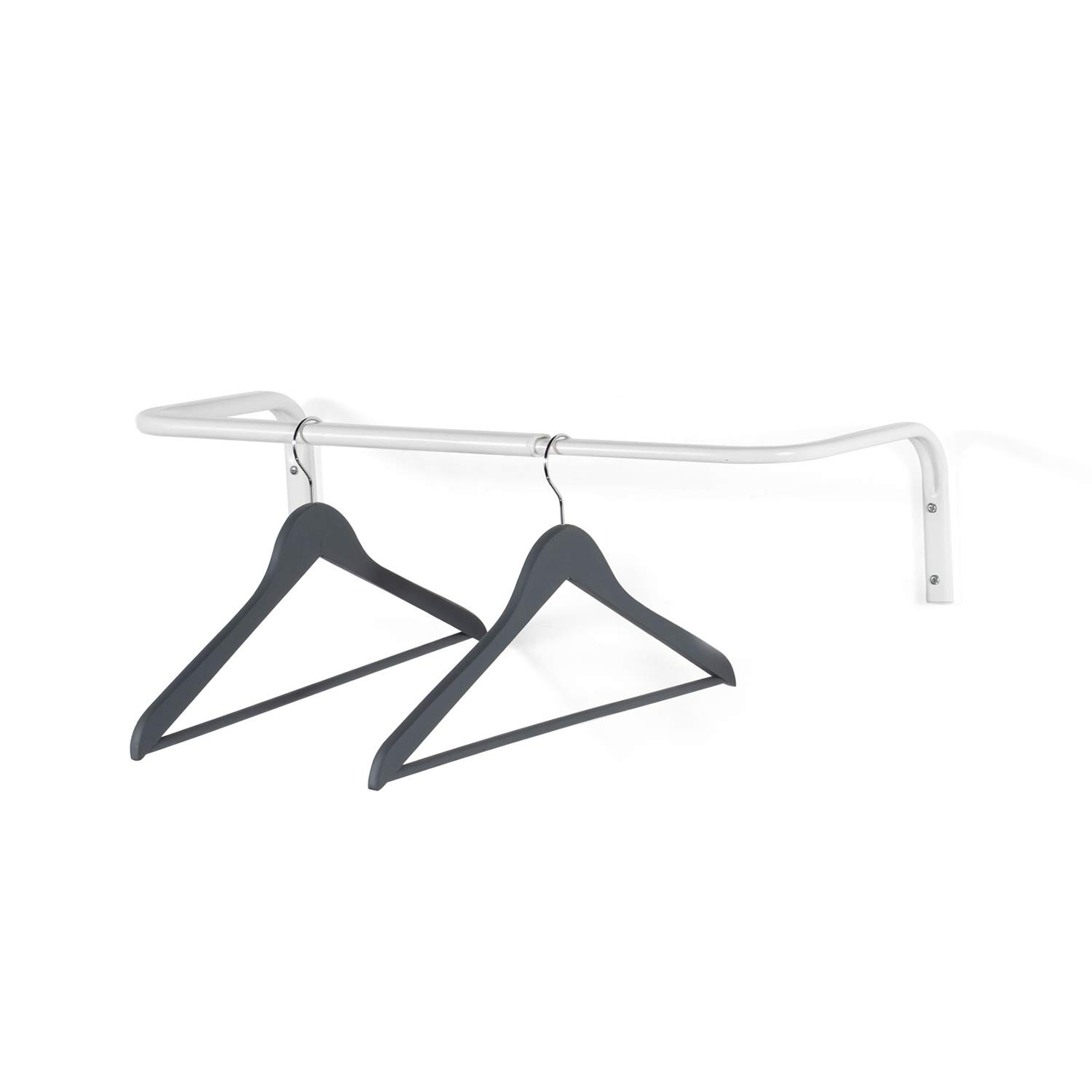 brightmaison Sofia Clothes Rack, Hanging Closet Organizer Adjustable & Wall Moun