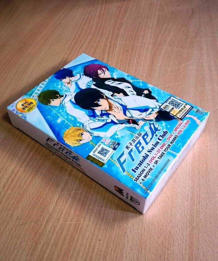 Free Iwatobi Swim Club Season 1-3 + OVA + Special + Movie Anime DVD English Dub