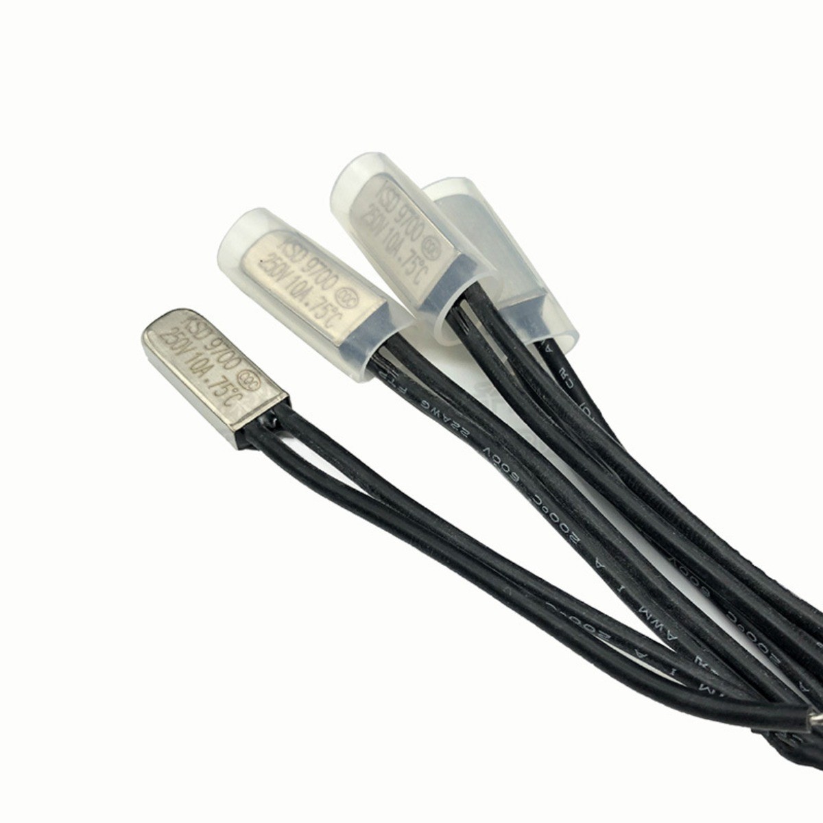 5x KSD9700 Bimetal Temperature Control Switch 10A/250V NO/NC 35-250℃ Thermostat