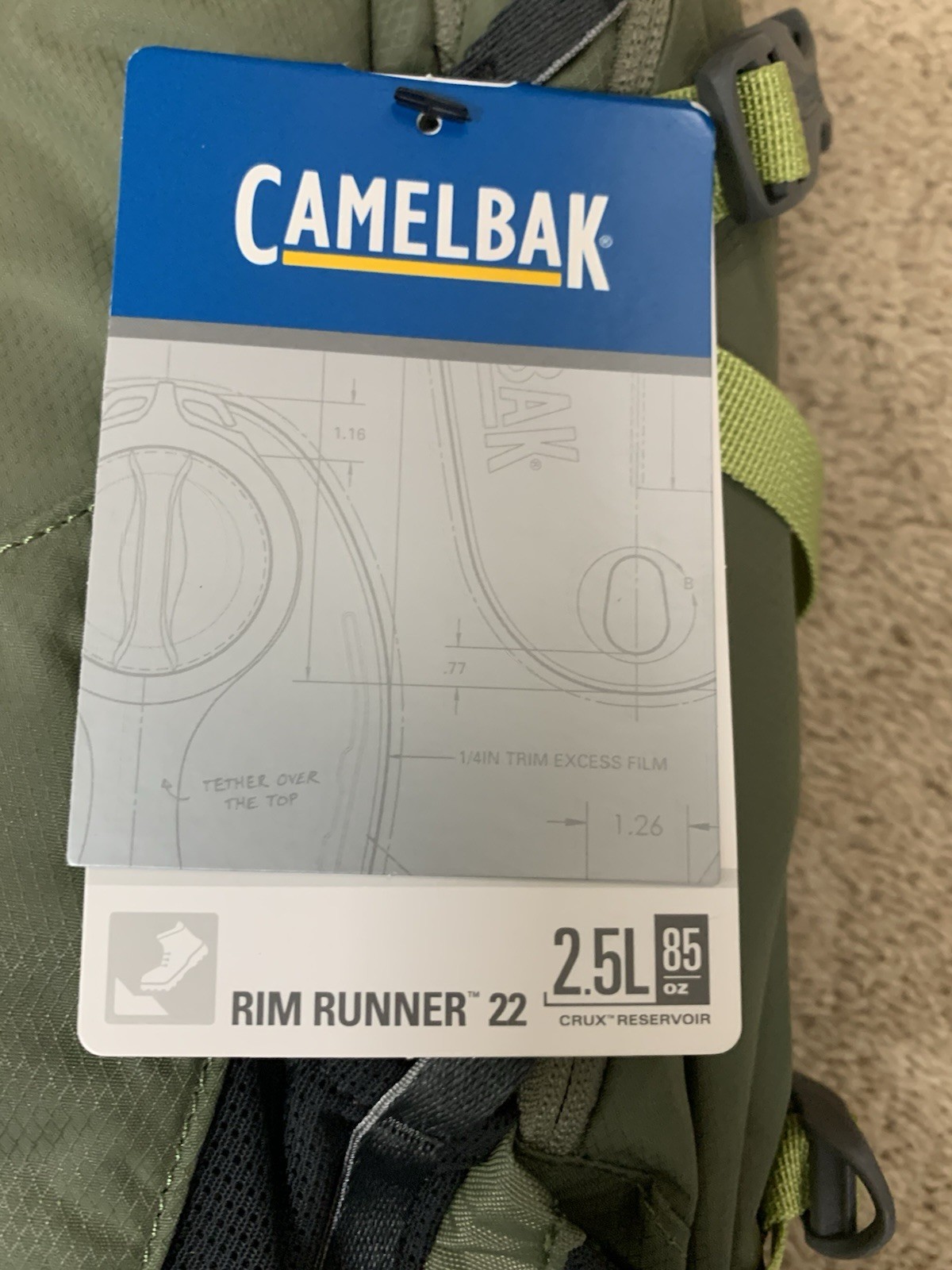 CamelBak Rim Runner 22 Hydration Backpack 2.5L / 85oz