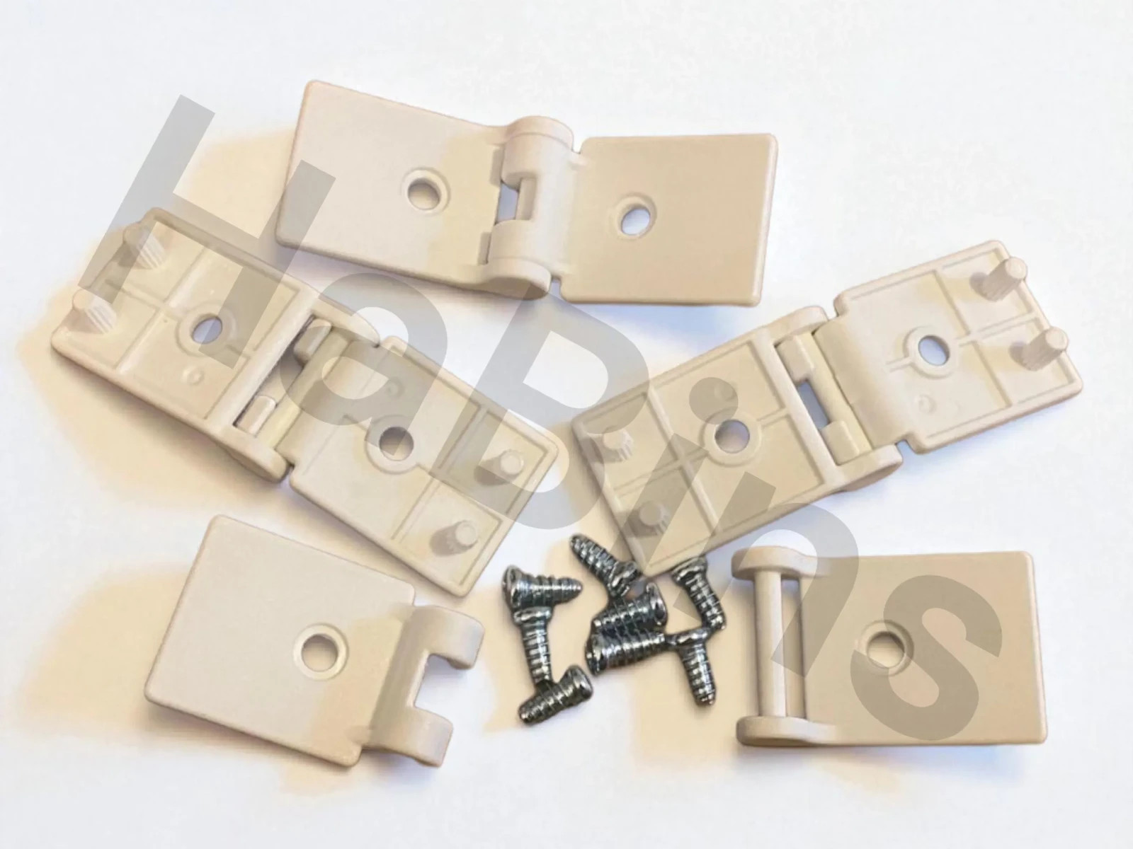 128270 x2 (with 128261 & 157725 Screws) – IKEA MÅLA Easel Hinges (95mm x 35mm)