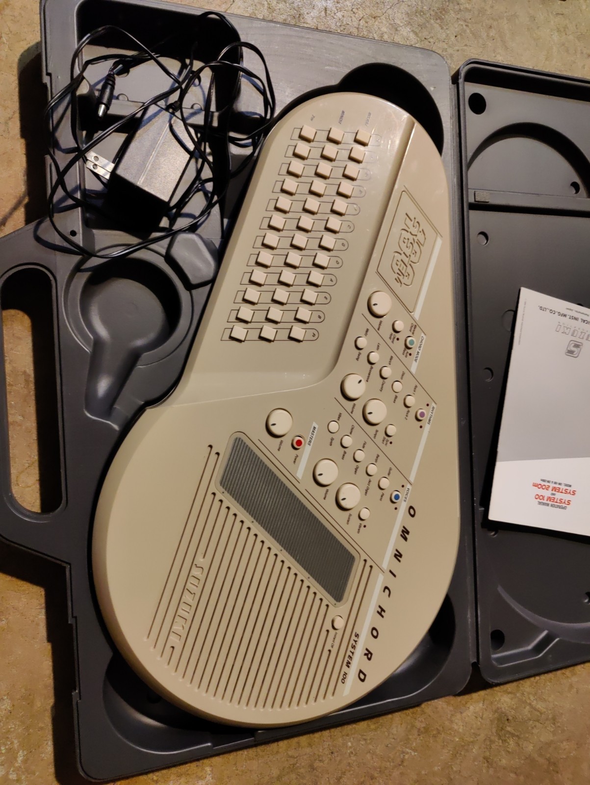 Suzuki OmniCord System 100 OM-100 W/ Case & Manual TESTED!!! Free Shipping