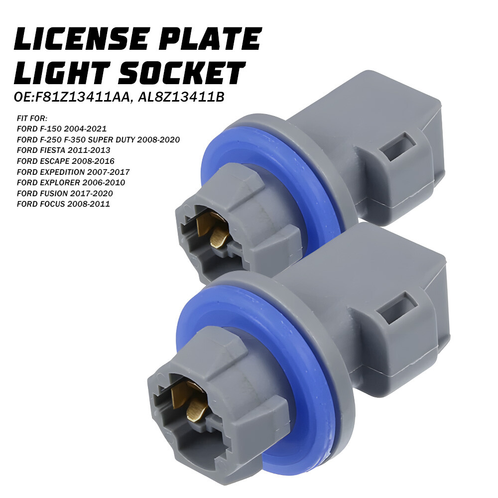 Front Turn Signal Light Bulb Plug Socket for Ford F250 F350 Super Duty 2008-2020