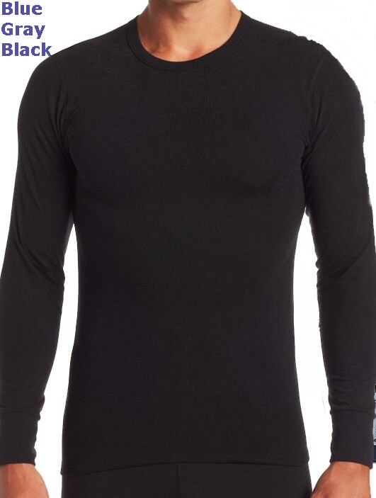 Men's Performance Thermal Top T-Shirt Long Sleeve Tru Fit S/M/L - *Pick* NIP