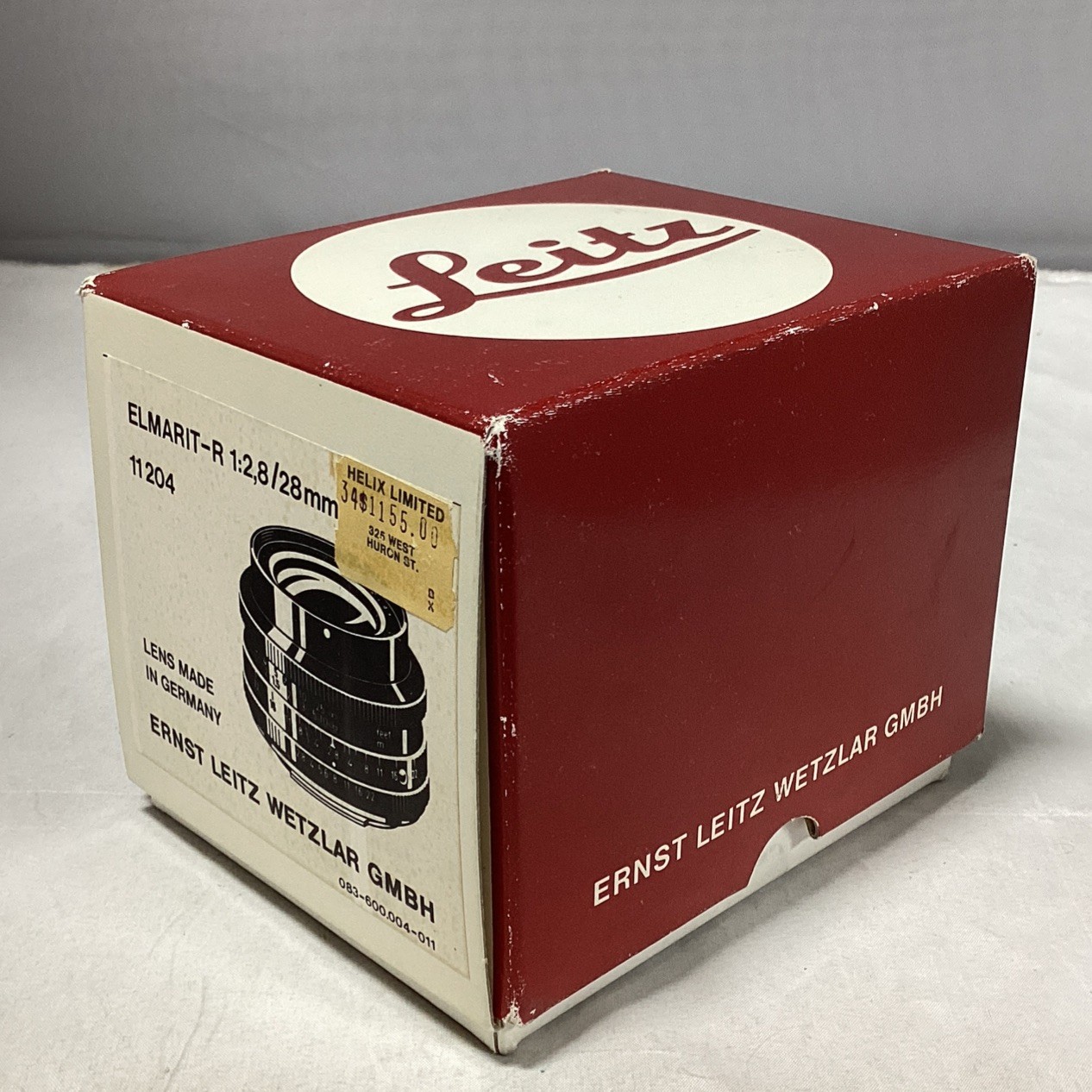 Vintage Empty Ernst Leitz Wetzlar GMBH Red Box ONLY - 3230149