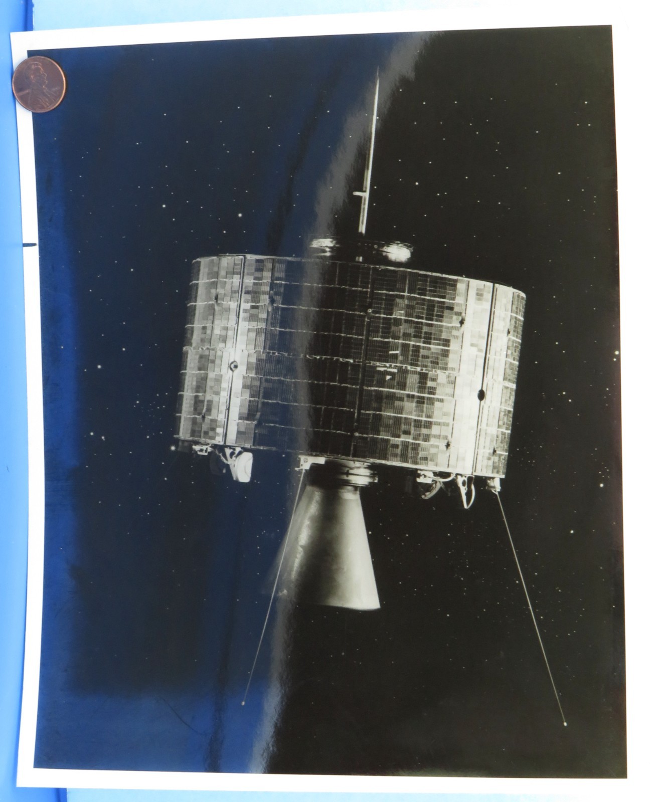 NASA Press PHOTO vtg Satellite Syncom C Communications Ready For Delivery C-3