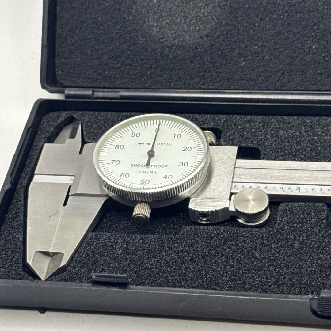 Dial Caliper Precision Measurement 0-6 Inch .001in Resolution