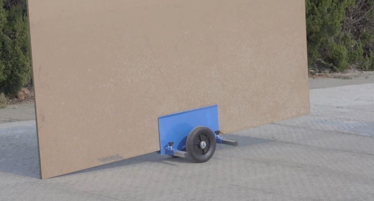 Heavy Duty Panel Dolly Drywall Mover Cart w Wheel for Plywood Door Window Ladder