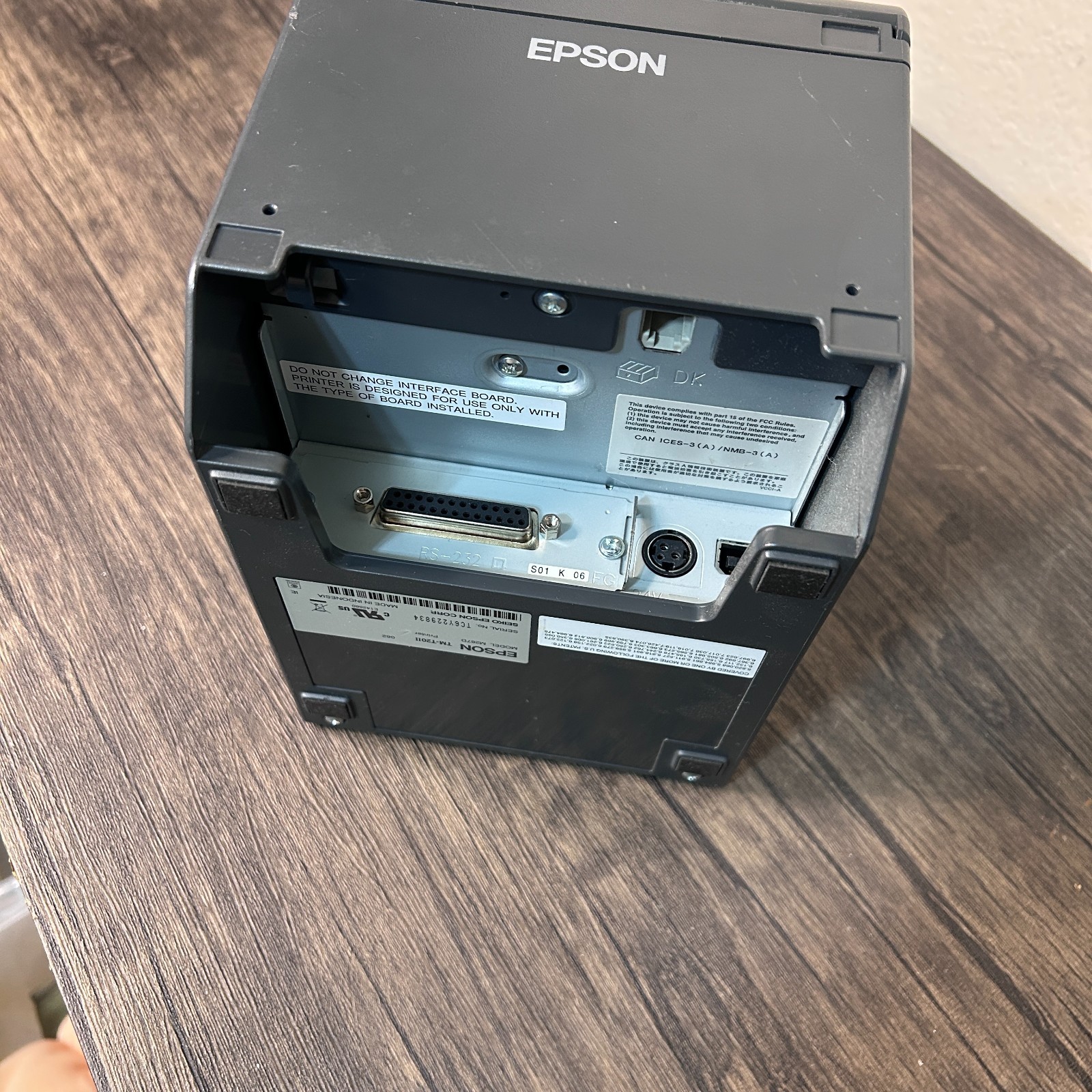 EPSON TM-T20II Model M267D POS Thermal Receipt Printer Parallel USB 4904