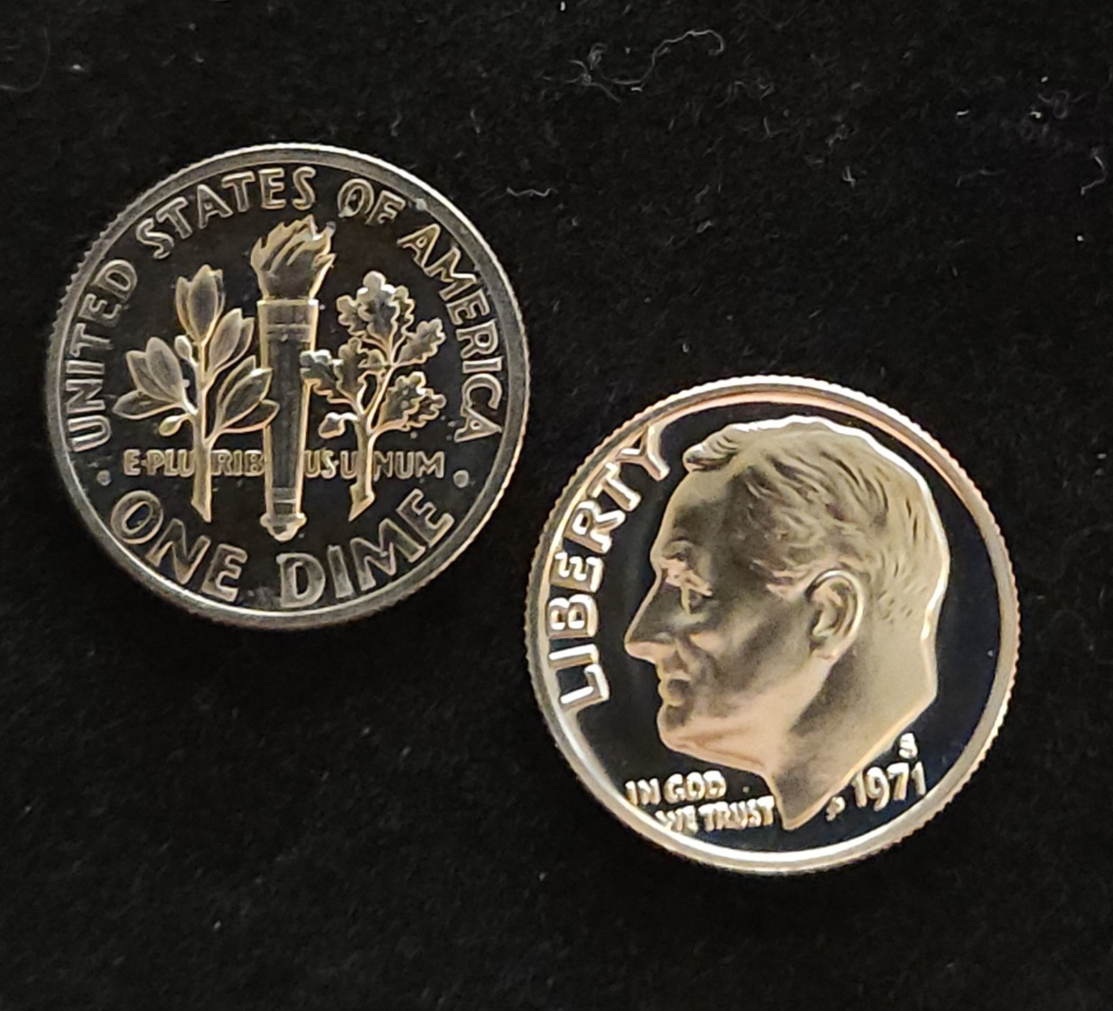 1971 S Roosevelt Dime Choice Proof 10c US Coin Free Shipping!
